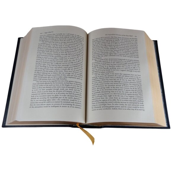 Complete Works of Edgar Allan Poe HC 1997 Tally Hall Gold Edges Ribbon Bookmark - Picture 14 of 14